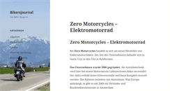 Desktop Screenshot of bikersjournal.de
